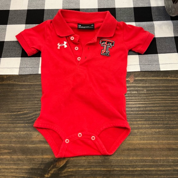 INFANT UNDER ARMOUR TEXAS TECH RED RAIDERS POLO - Picture 2 of 2